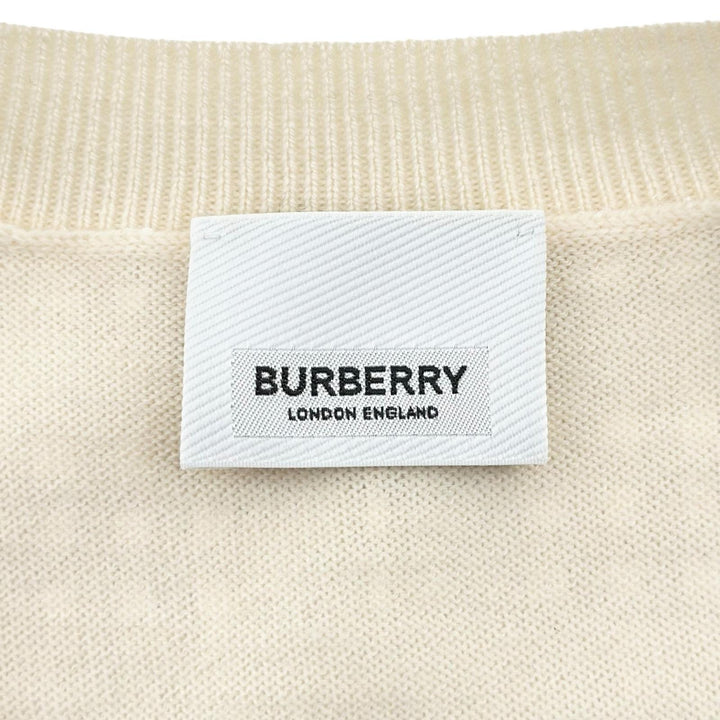 Excellent BURBERRY Short sleeve knit Crew neck wool Women S 8030026