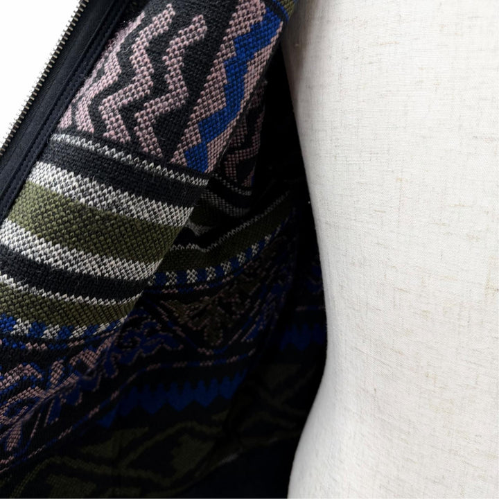 Great ETRO Jacket Hooded Zip-Up Boa multicolor polyester mens IT 44