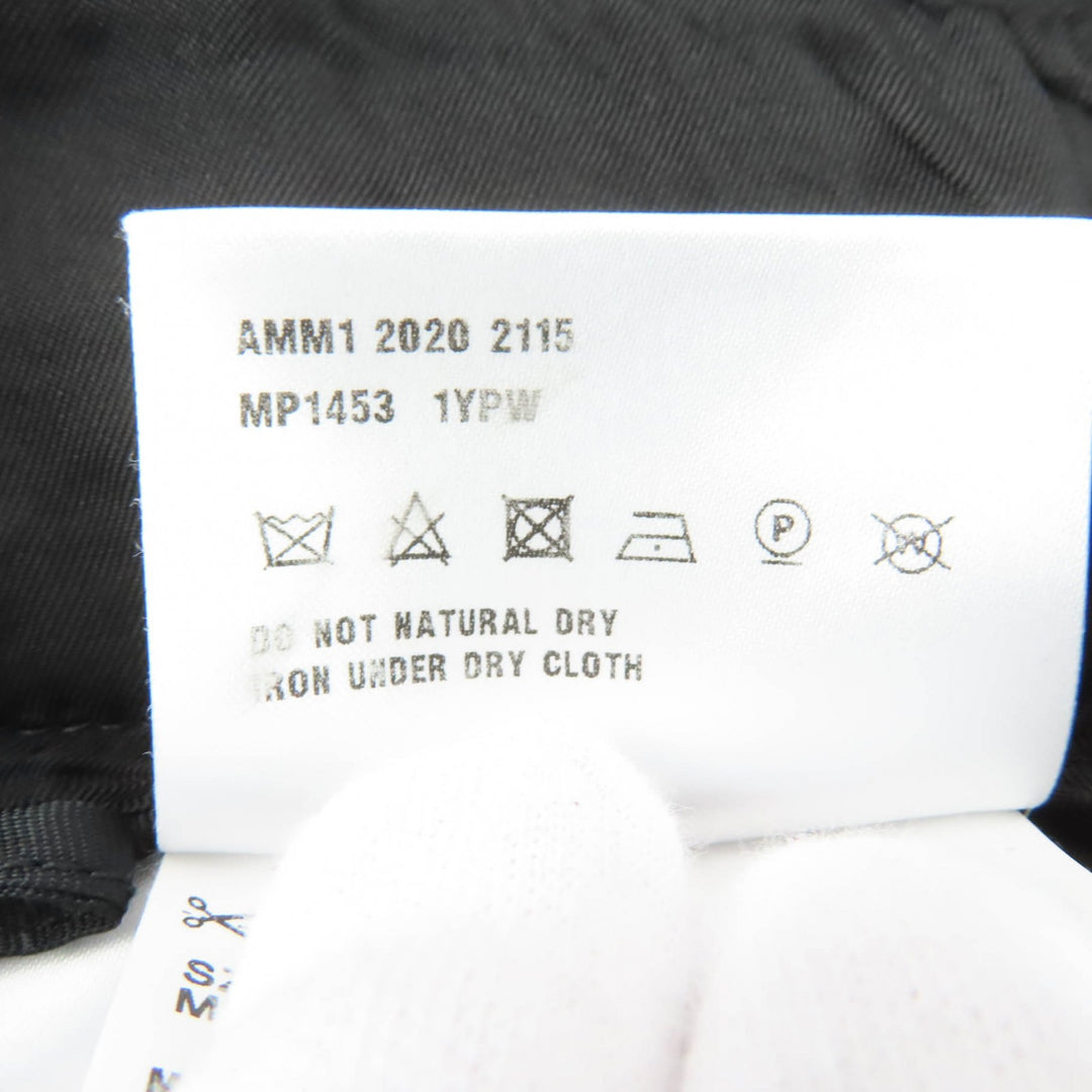 Great MIUMIU Wide pants Logo patch black polyamide Women 36 MP1453