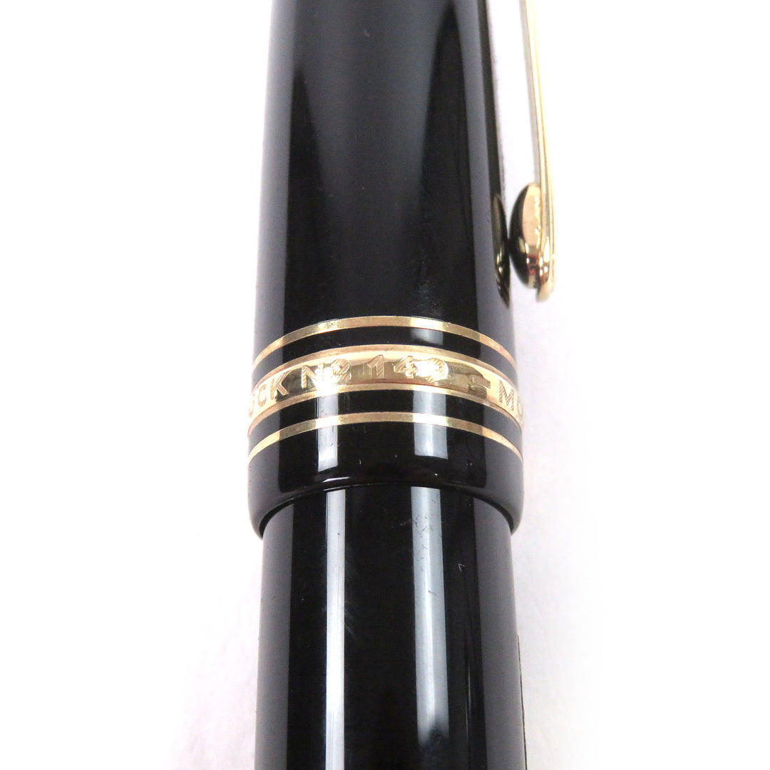 Great MONTBLANC fountain pen Meisterstück 149 black 14K mens