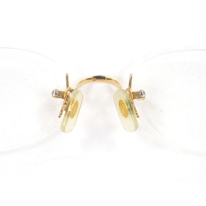 Very Good Cartier Glasses 2C Decor Two-Point Rimless gold