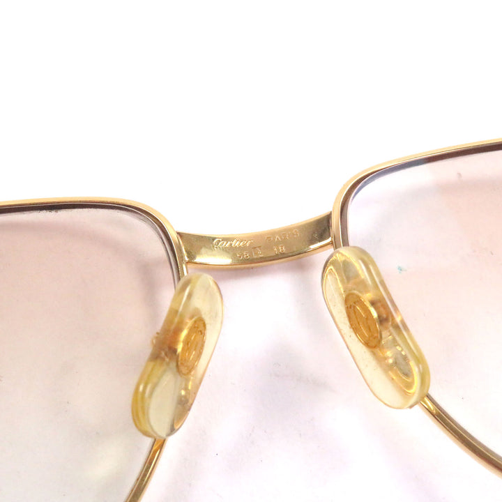Very Good Cartier sunglasses Trinity Gradient Lenses gold