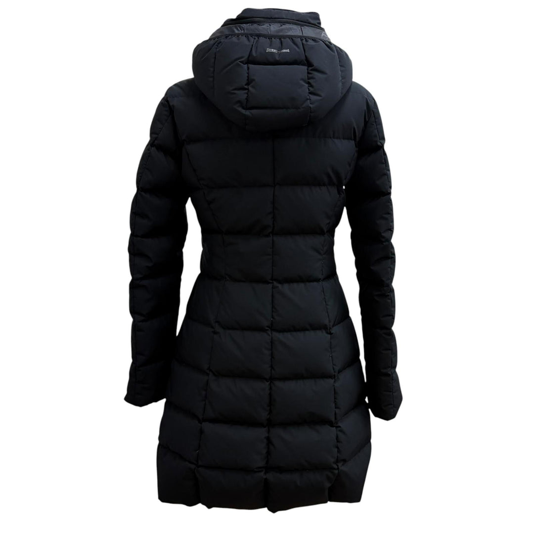 Great Herno down coat Laminar black polyester Women 38 PI080DL