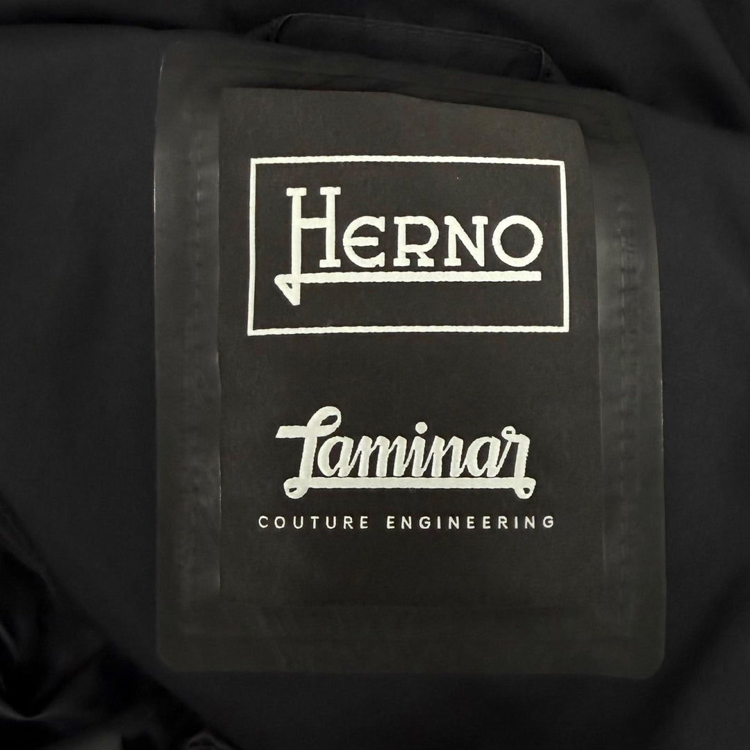 Great Herno down coat Laminar black polyester Women 38 PI080DL
