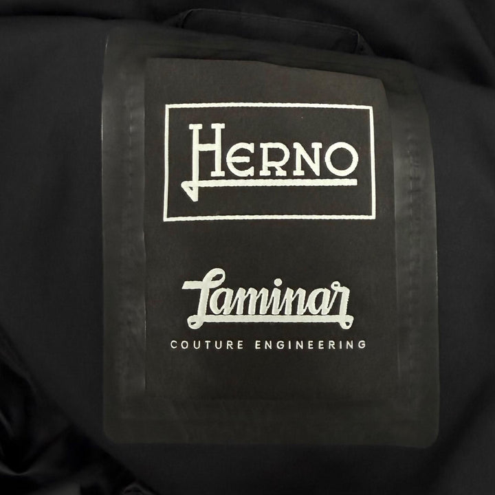 Great Herno down coat Laminar black polyester Women 38 PI080DL