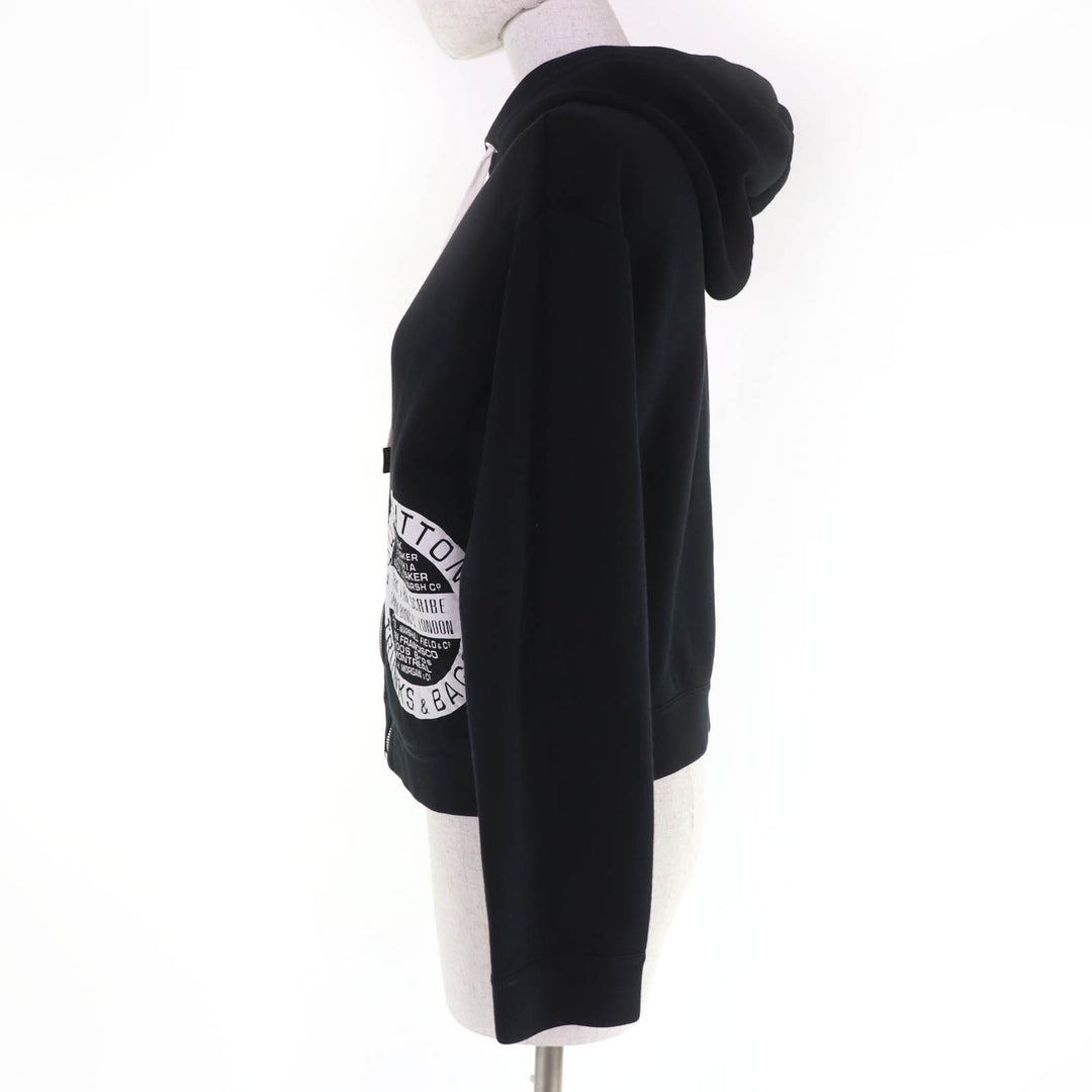 Great LOUIS VUITTON hoodie Logo-emblazoned monogram trunks and bag black Women S