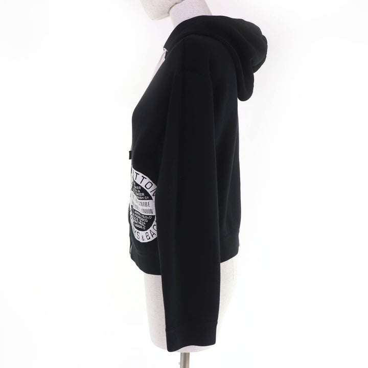 Great LOUIS VUITTON hoodie Logo-emblazoned monogram trunks and bag black Women S