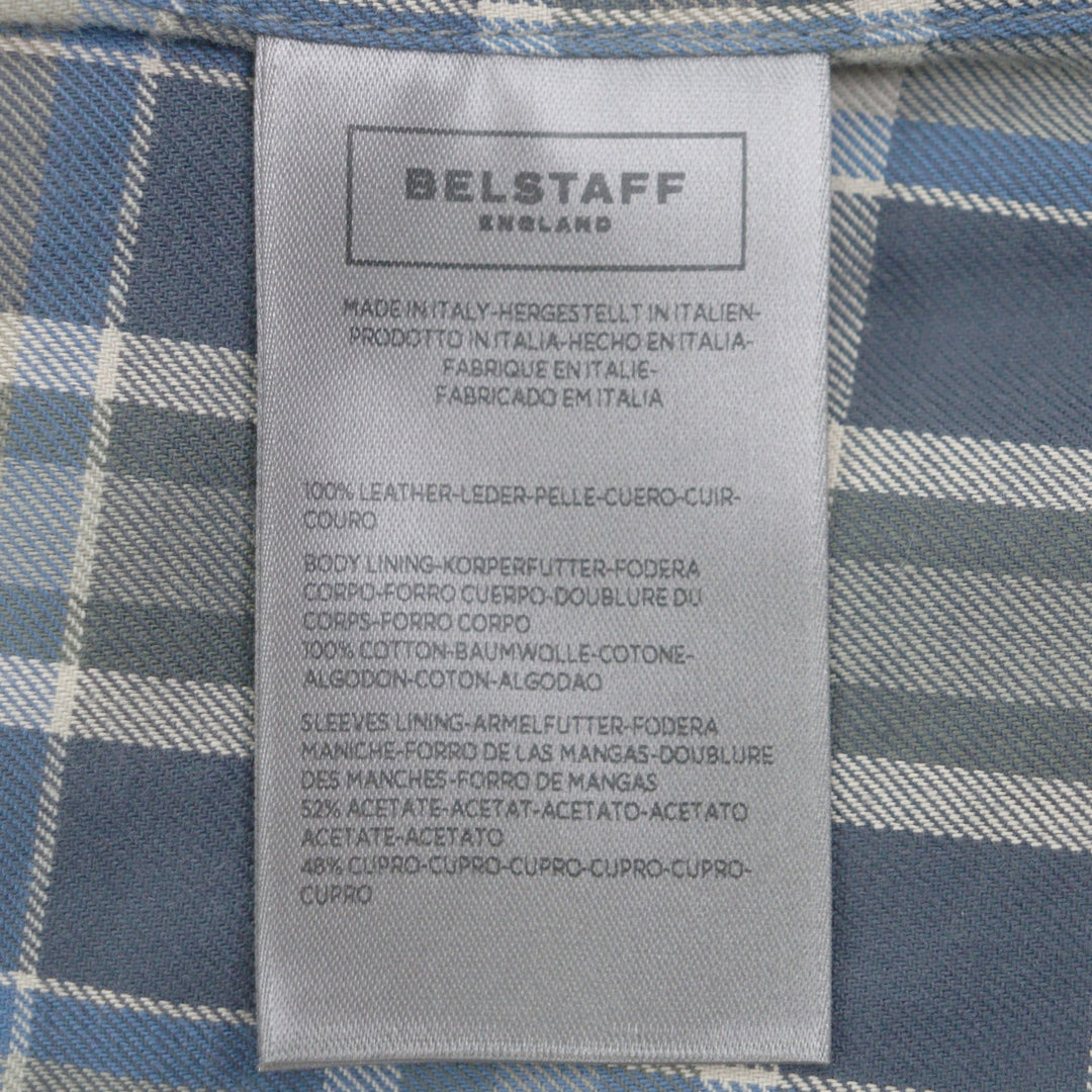Great BELSTAFF Leather coat panther jacket black leather mens 46