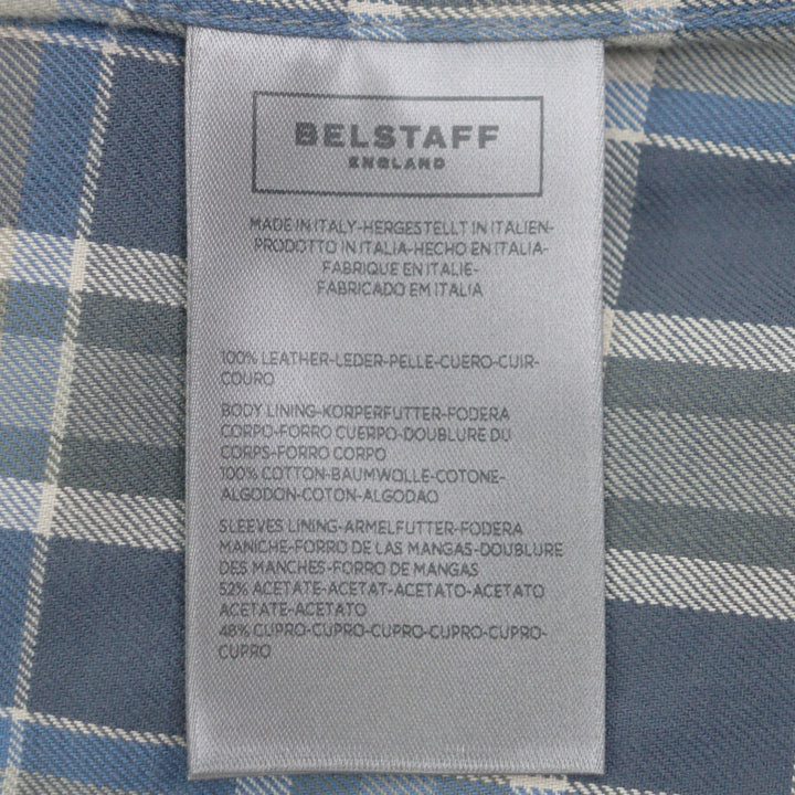 Great BELSTAFF Leather coat panther jacket black leather mens 46