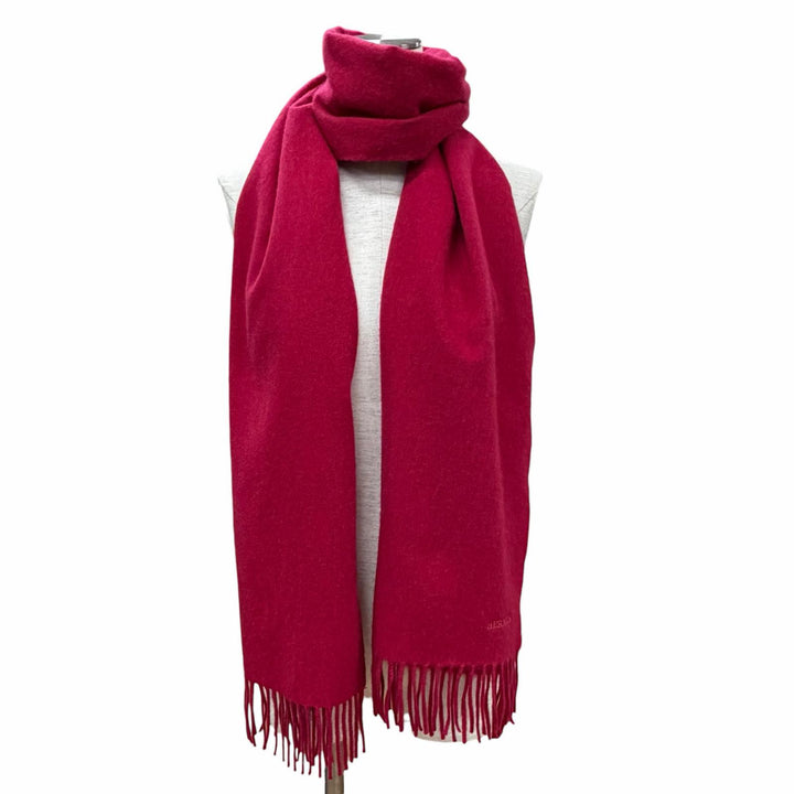 Pristine HERMES Scarf Red cashmere Women