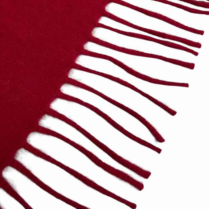 Pristine HERMES Scarf Red cashmere Women