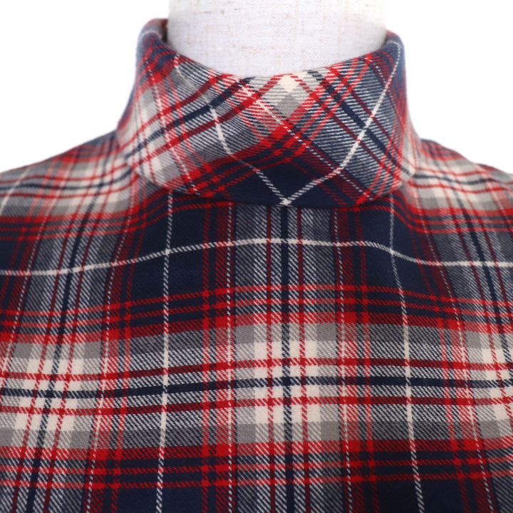 Pristine CELINE tops Flannel check cropped sleeveless top 34 2B543188O