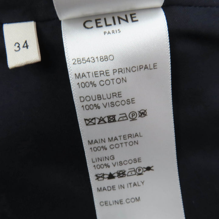 Pristine CELINE tops Flannel check cropped sleeveless top 34 2B543188O