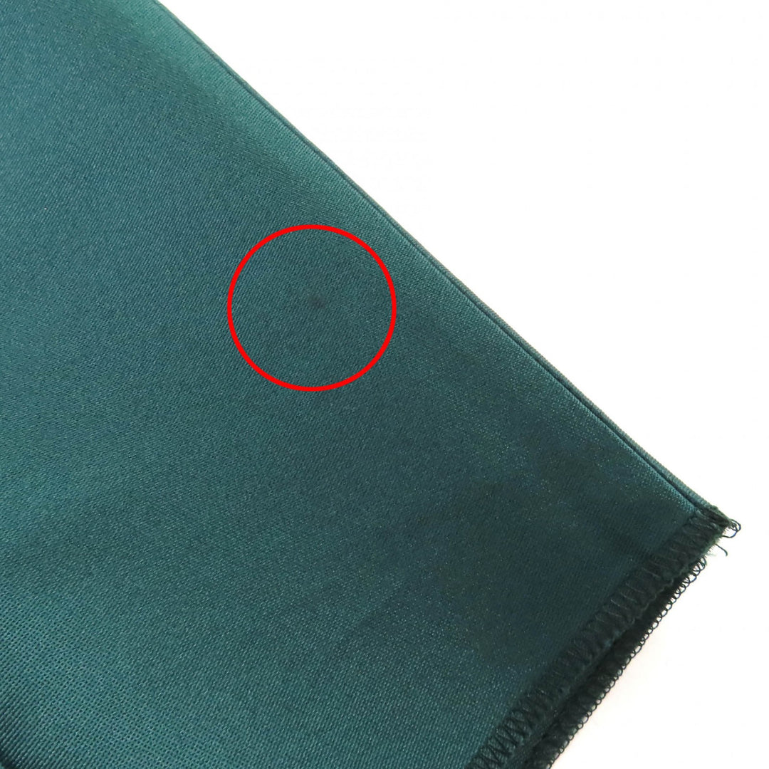 Pristine GUCCI Pants Center-creased slacks/trousers, unhemmed. green 48 649614