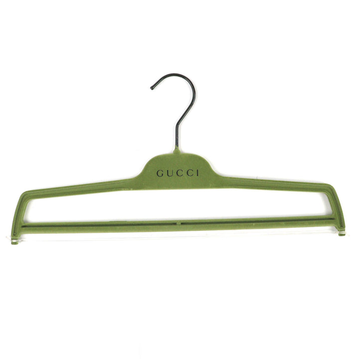 Pristine GUCCI Pants Center-creased slacks/trousers, unhemmed. green 48 649614