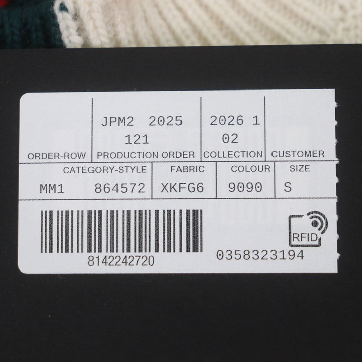 Excellent GUCCI sweater white wool mens S 864572