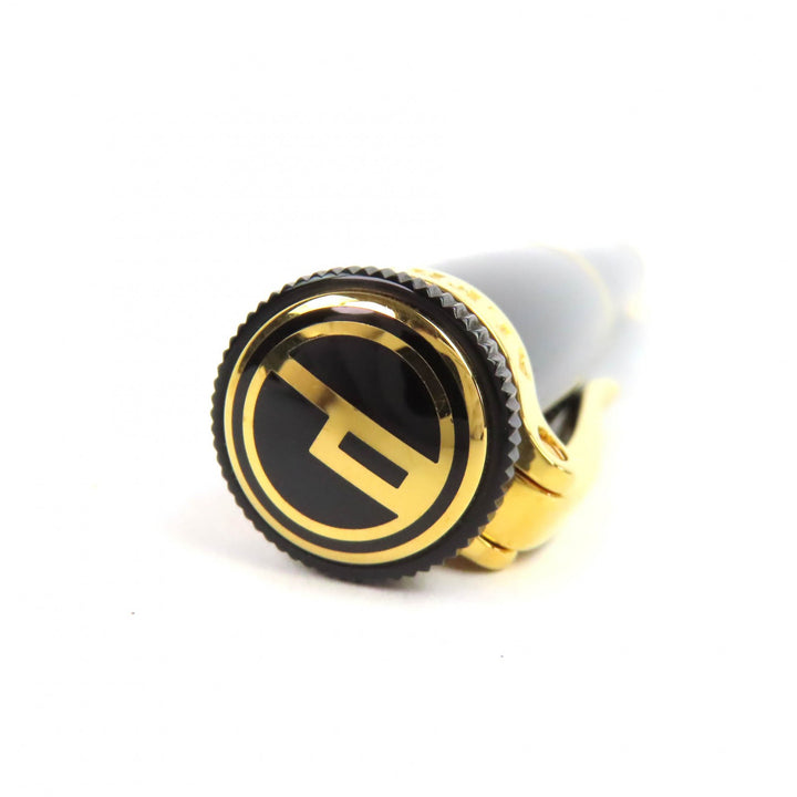 Excellent Dunhill Ballpoint pen Sentryman logo twist black mens