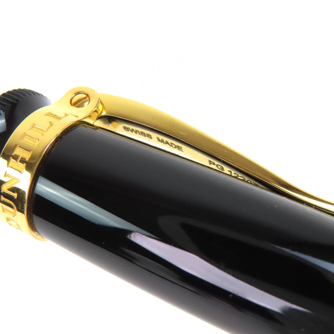 Excellent Dunhill Ballpoint pen Sentryman logo twist black mens
