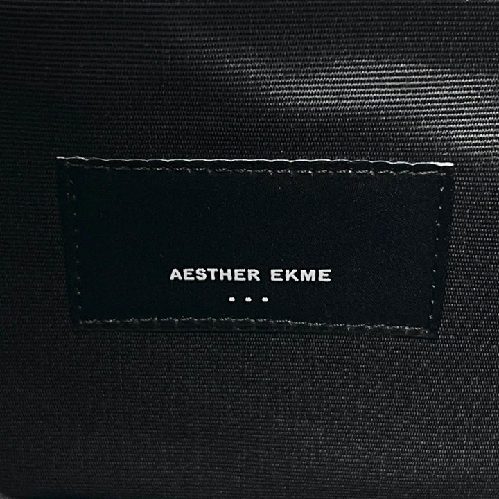 Excellent AESTHER EKME Shoulder Bag DEMI LUNE Asymmetrical Leather blue Women