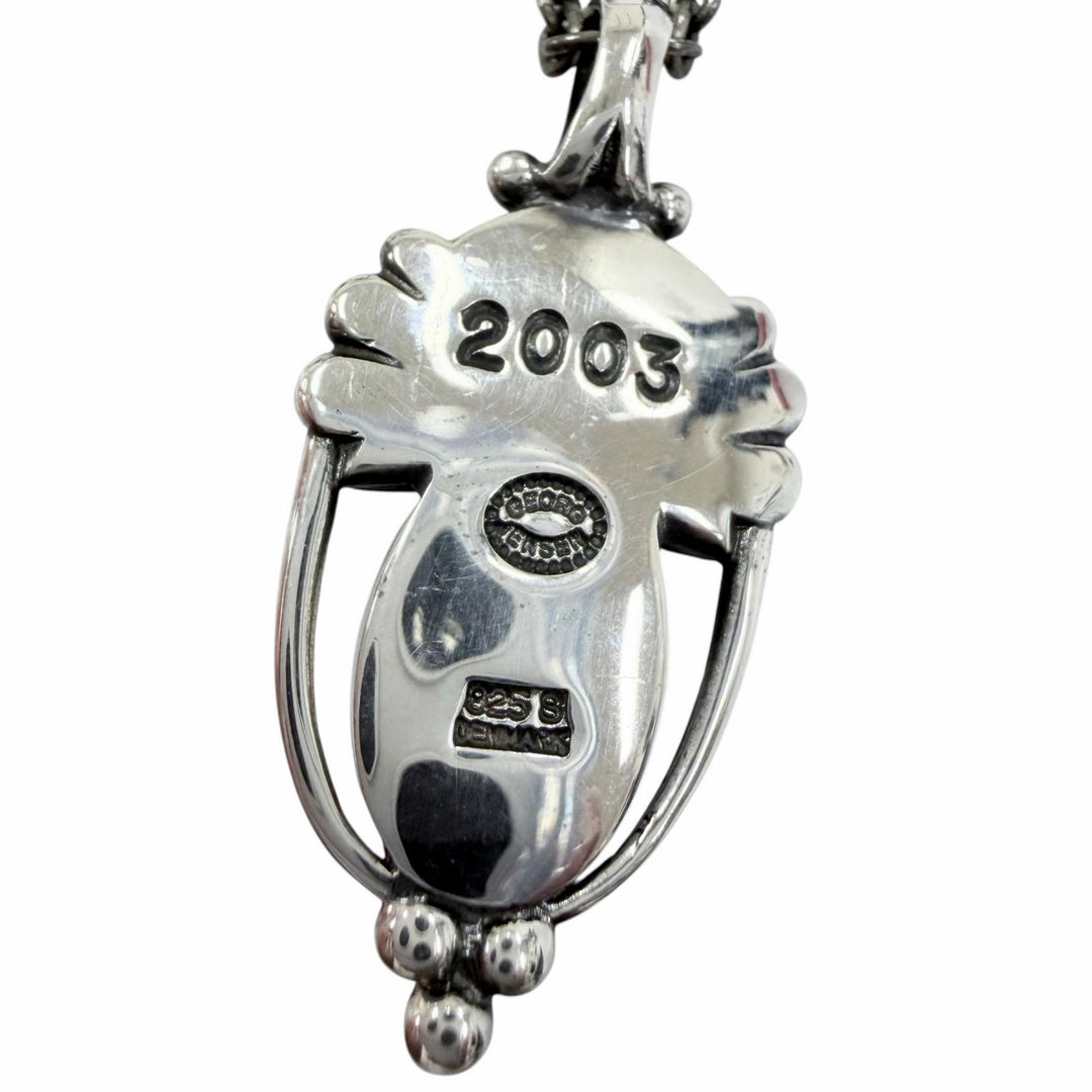 Excellent Georg Jensen Heritage Collection 2003 Year Necklace Silver 925