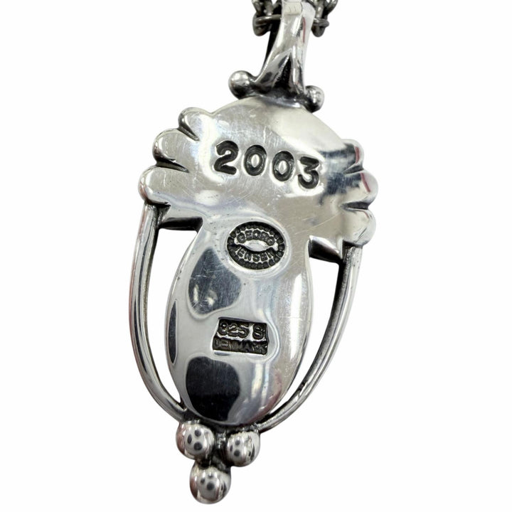 Excellent Georg Jensen Heritage Collection 2003 Year Necklace Silver 925
