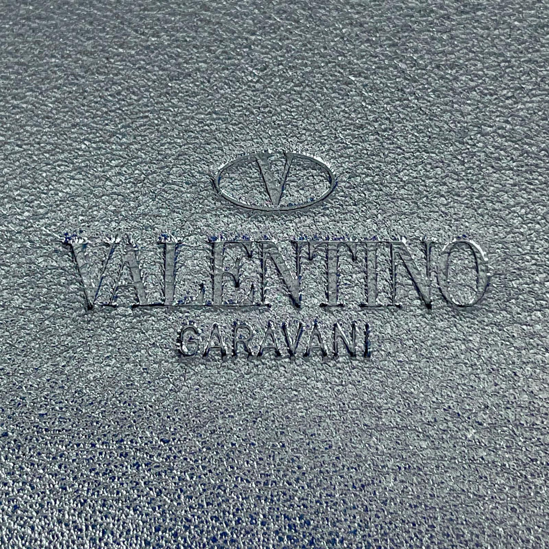 Pristine Valentino Garavani Clutch bag Camouflage Star Navy leather MY2P0483GAC
