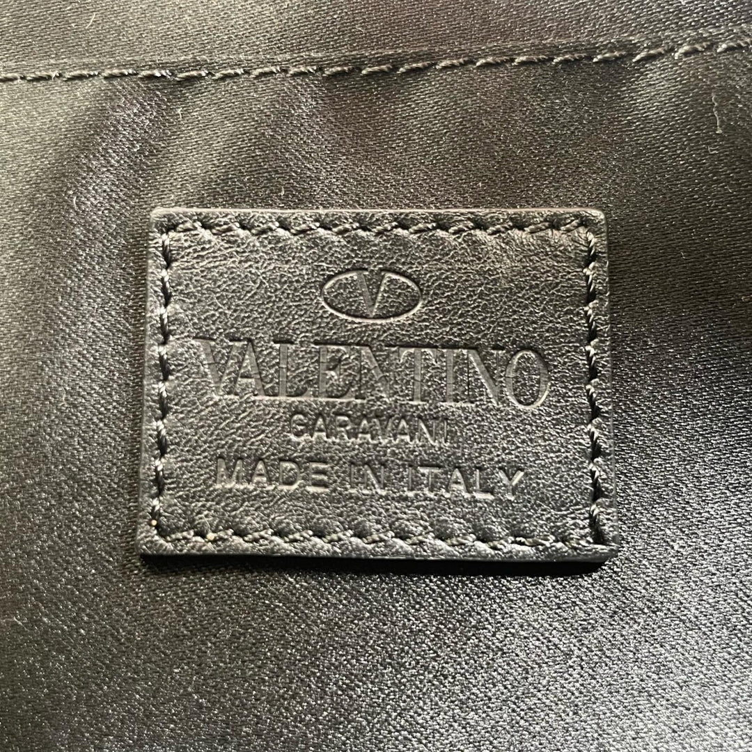 Pristine Valentino Garavani Clutch bag Camouflage Star Navy leather MY2P0483GAC