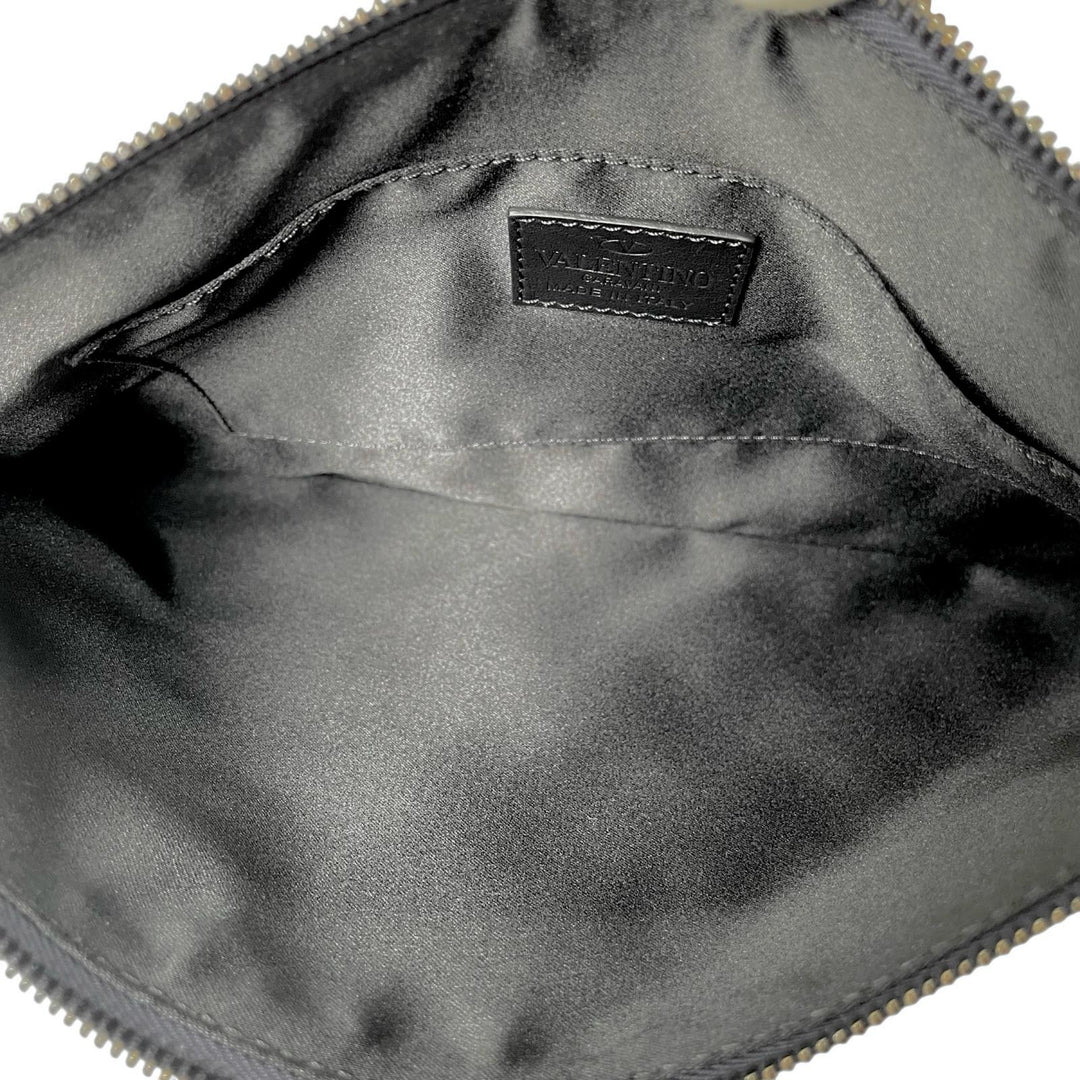Pristine Valentino Garavani Clutch bag Camouflage Star Navy leather MY2P0483GAC