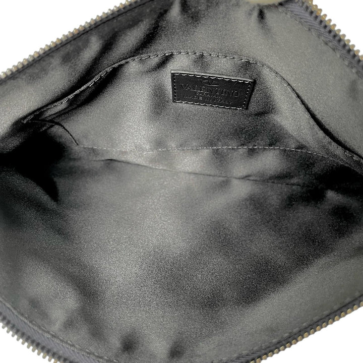 Pristine Valentino Garavani Clutch bag Camouflage Star Navy leather MY2P0483GAC