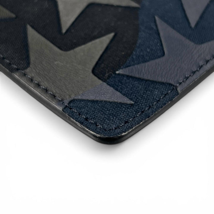 Pristine Valentino Garavani Clutch bag Camouflage Star Navy leather MY2P0483GAC