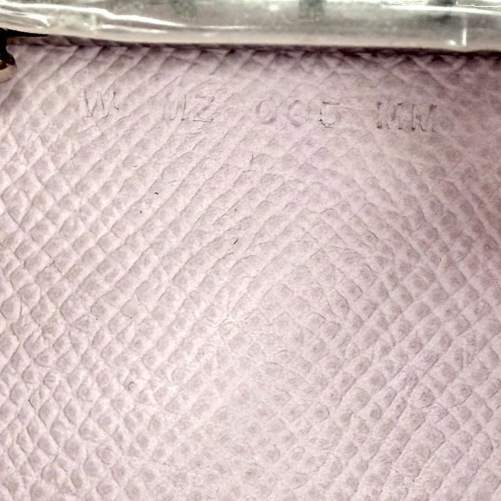 Pristine HERMES Key holder Bean 4 hooks mauve pail Epsom Leather Women