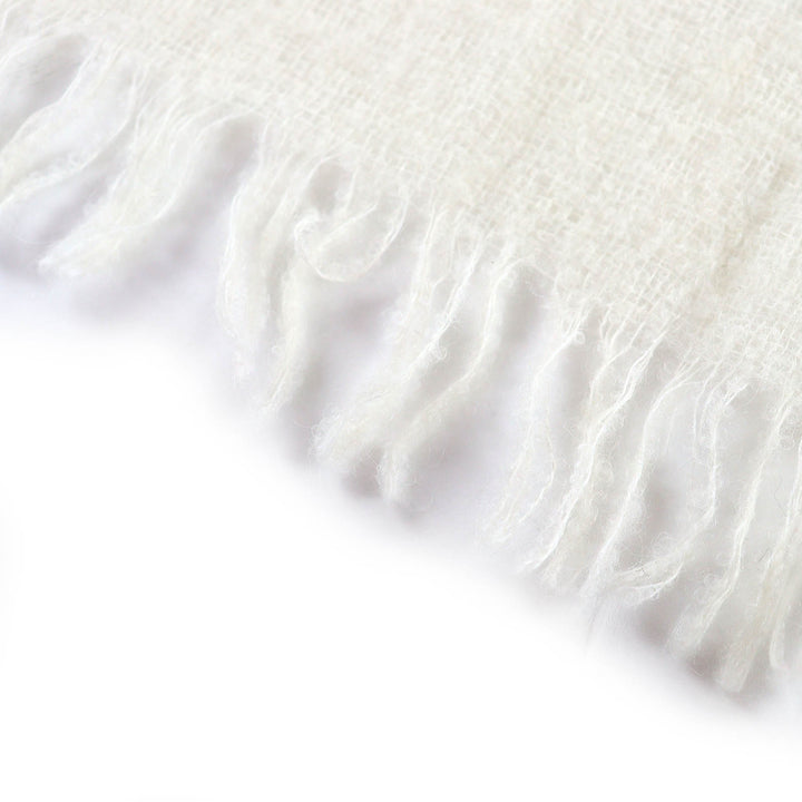 Pristine DIOR DENIM TEARS Scarf Logo embroidery alpaca 39E0006A0877