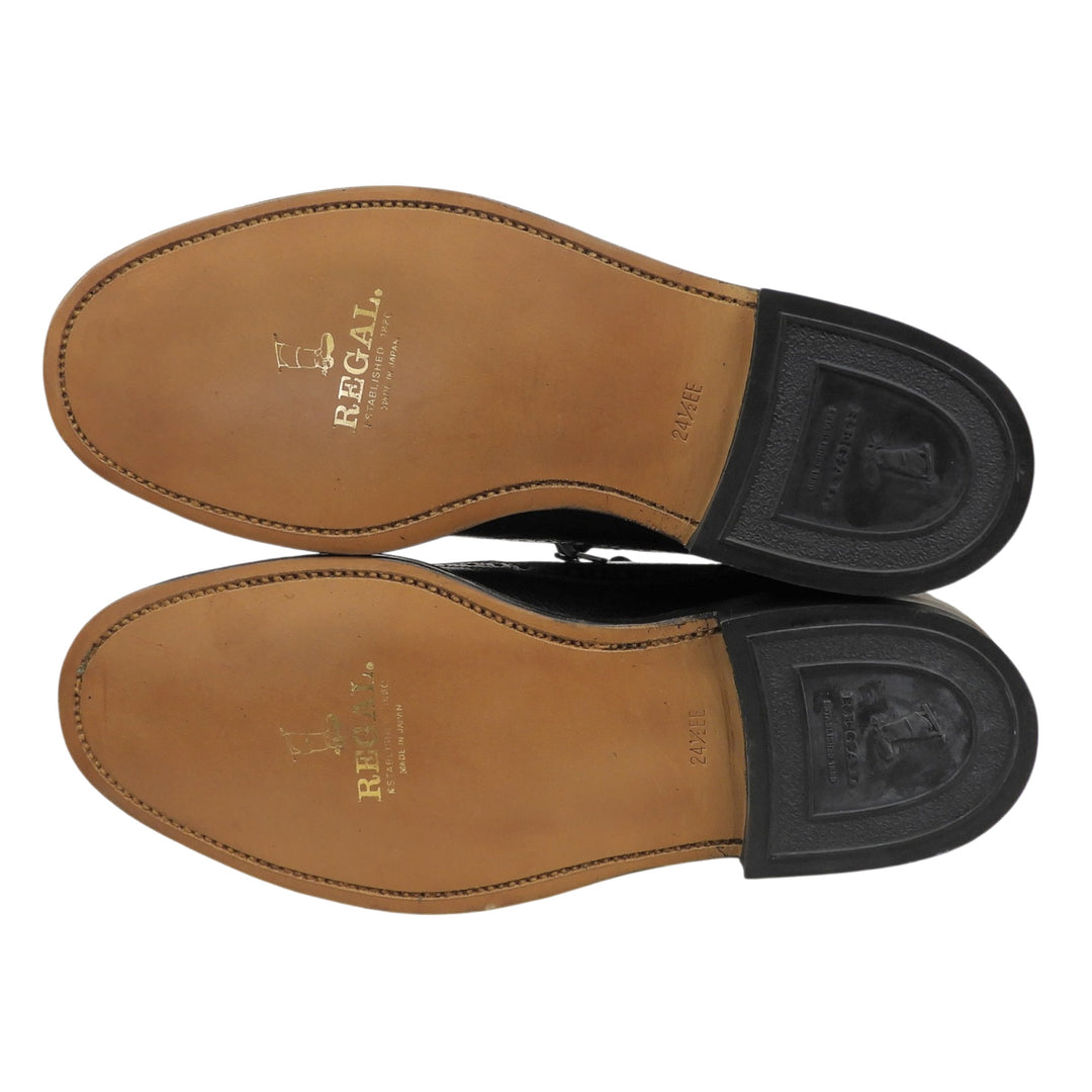 Pristine REGAL Leather shoes black leather mens