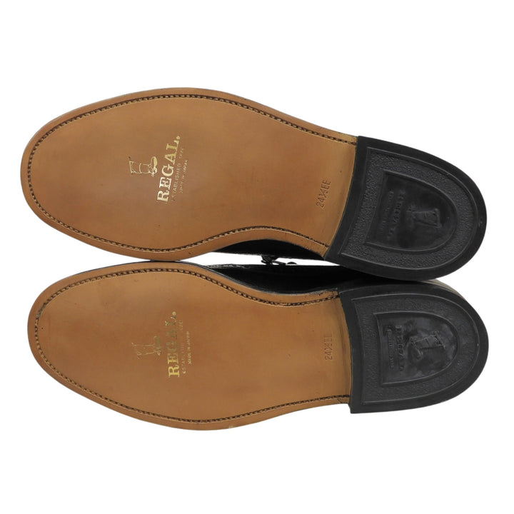 Pristine REGAL Leather shoes black leather mens