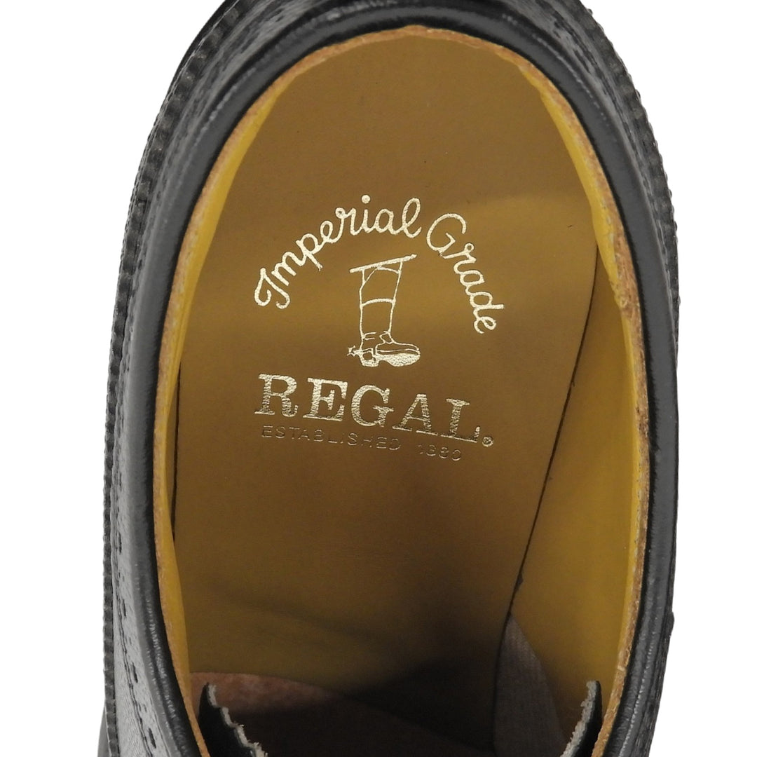 Pristine REGAL Leather shoes black leather mens