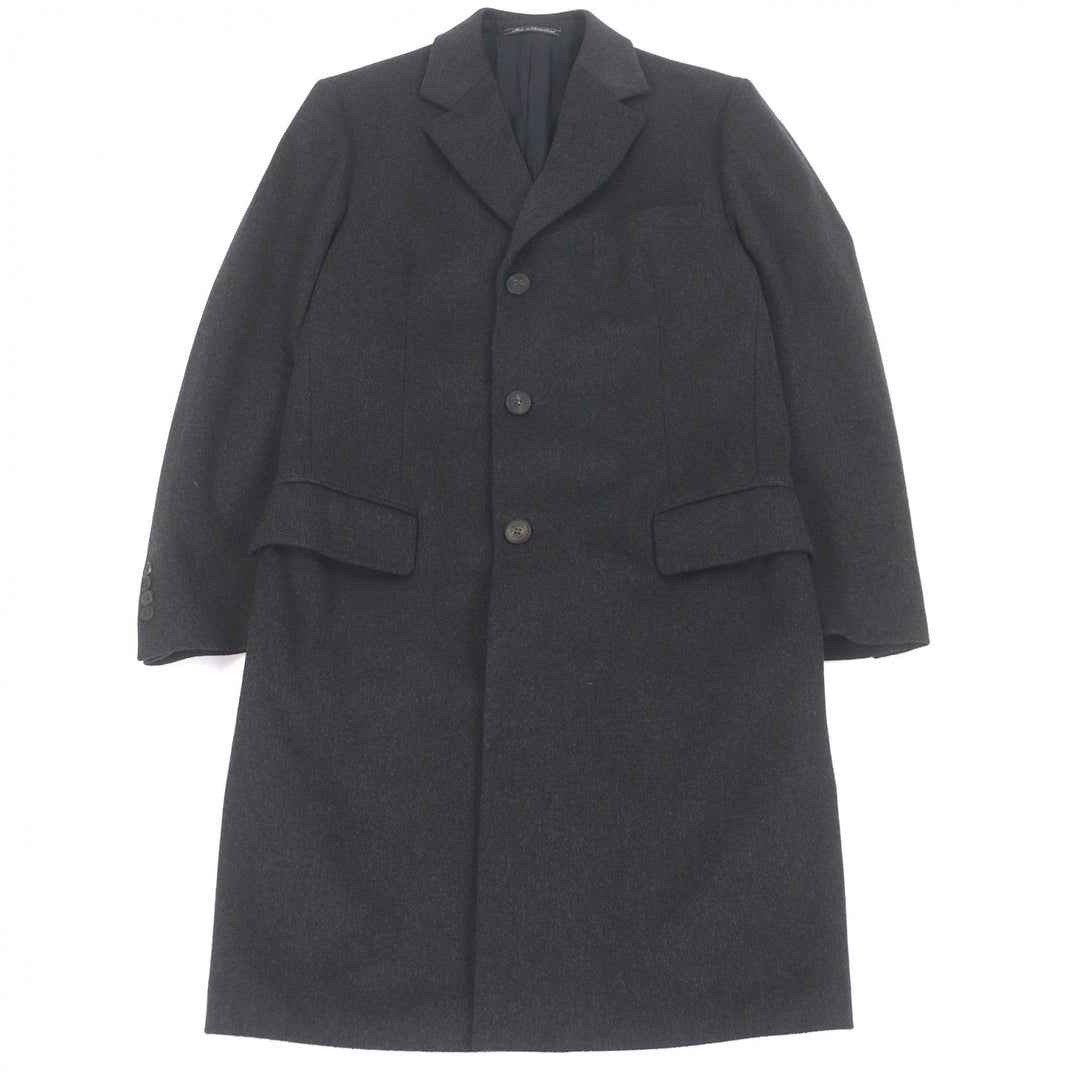 Excellent GUCCI Chester coat Tom Ford Charcoal gray wool mens 46