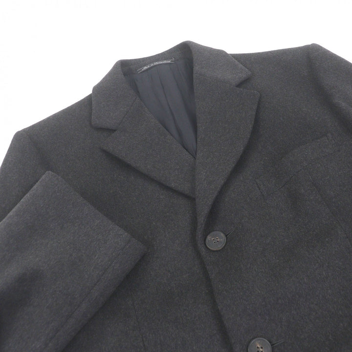 Excellent GUCCI Chester coat Tom Ford Charcoal gray wool mens 46