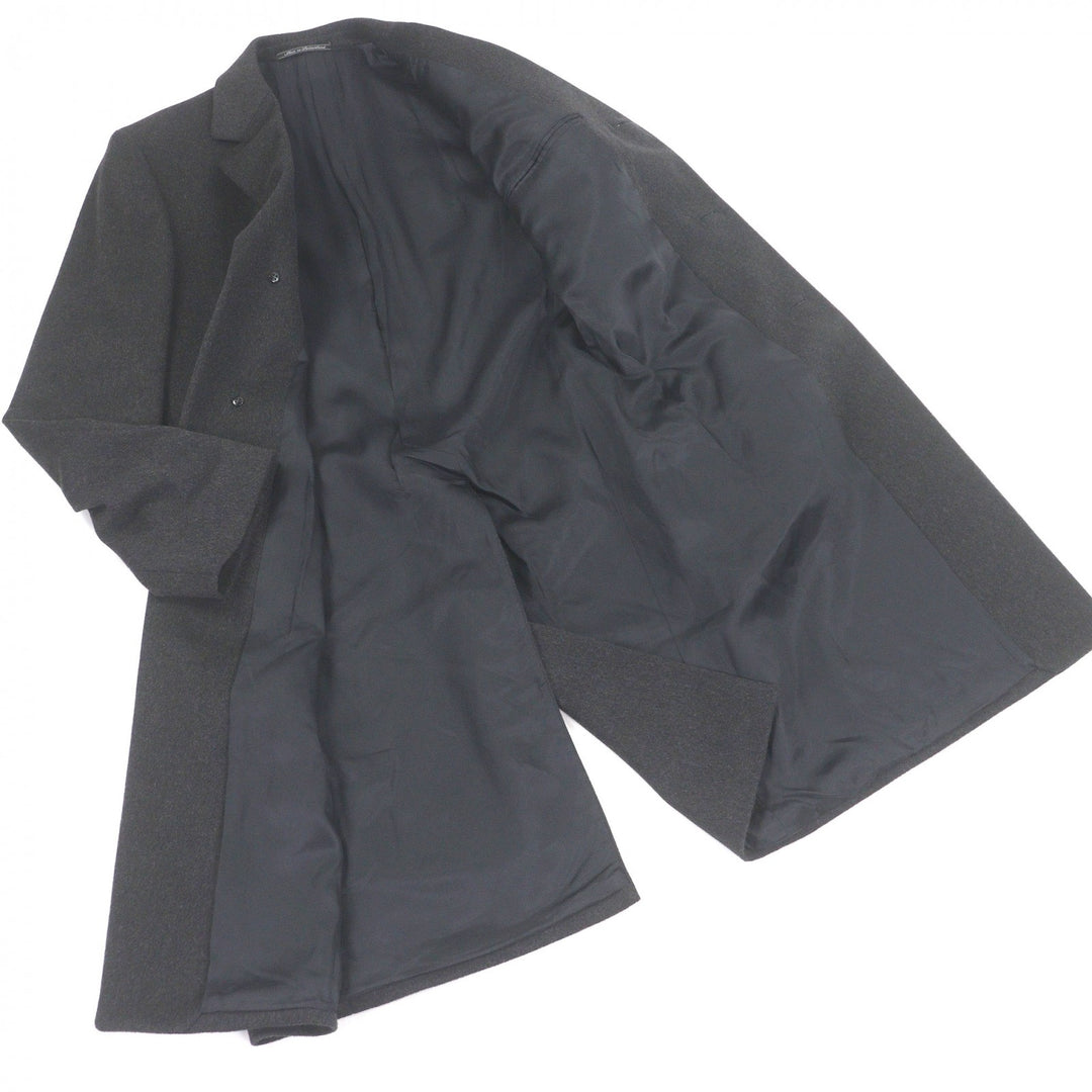 Excellent GUCCI Chester coat Tom Ford Charcoal gray wool mens 46