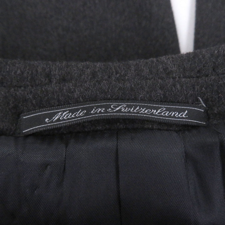 Excellent GUCCI Chester coat Tom Ford Charcoal gray wool mens 46