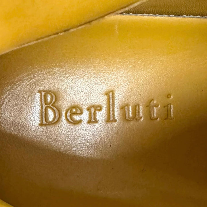 Very Good Berluti High cut sneakers Play time Calligraphy Bordeaux Patine