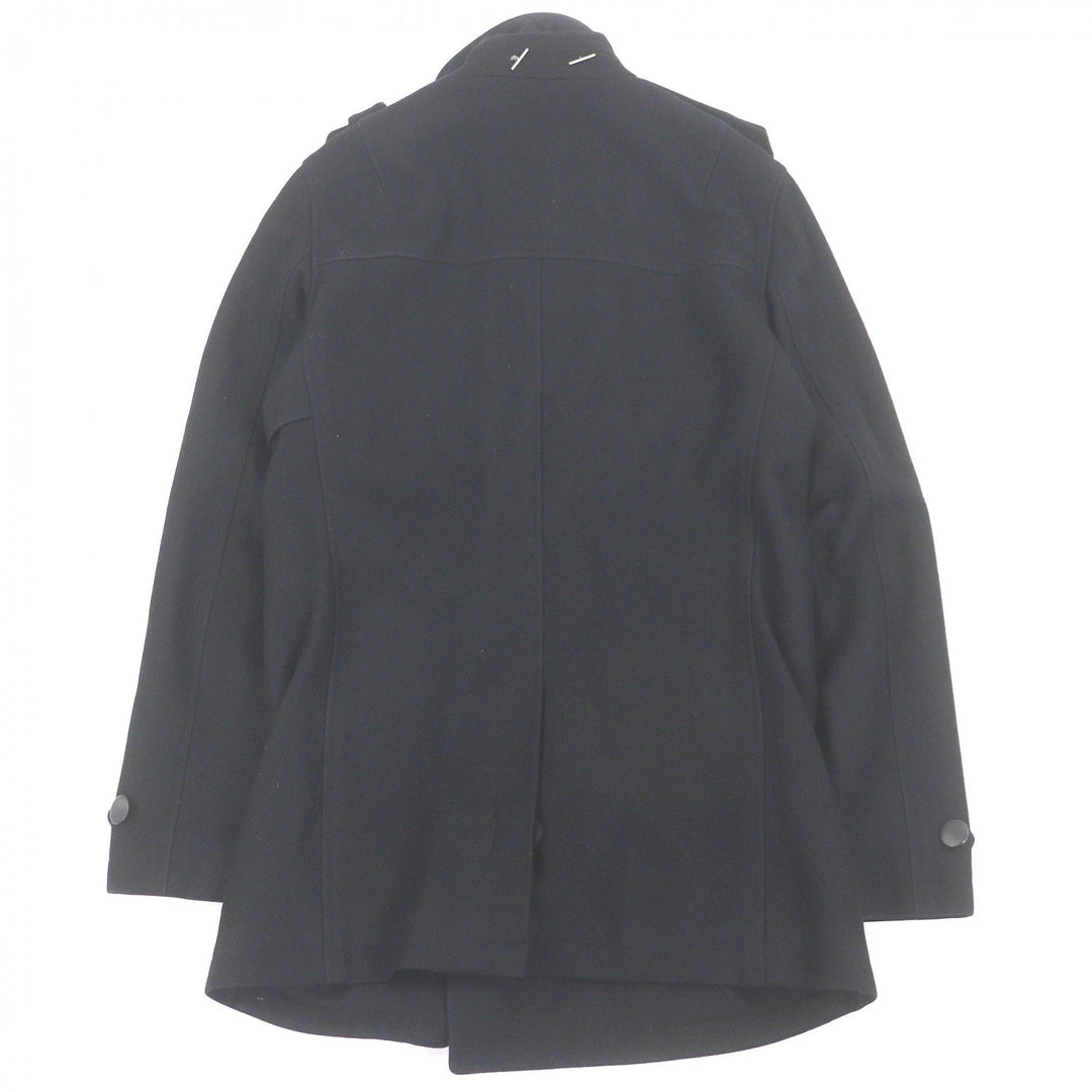 Great YVES SAINT LAURENT coat Cassandra logo double-breasted jacket
