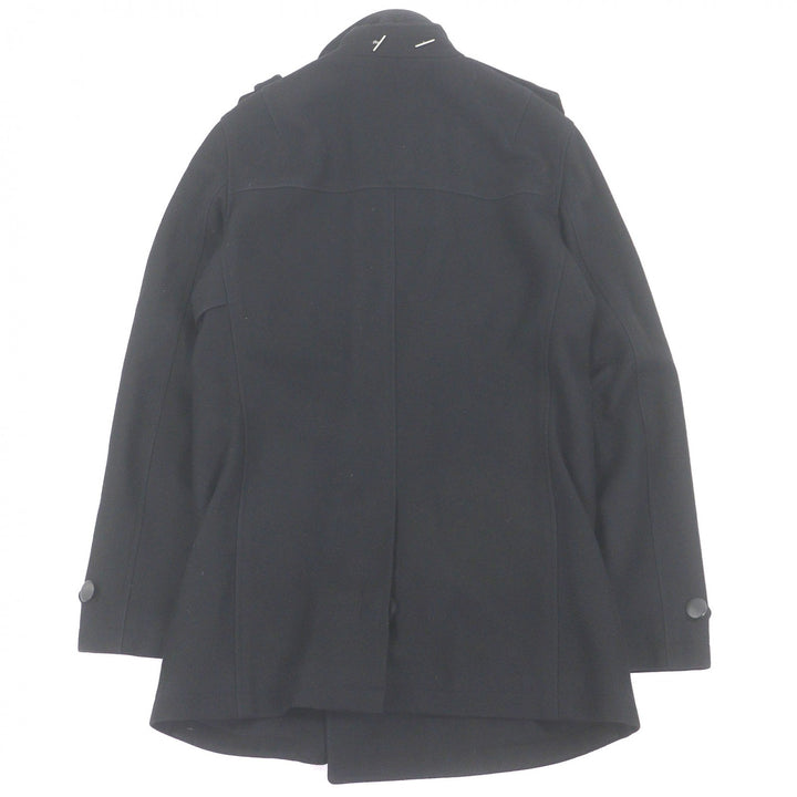 Great YVES SAINT LAURENT coat Cassandra logo double-breasted jacket