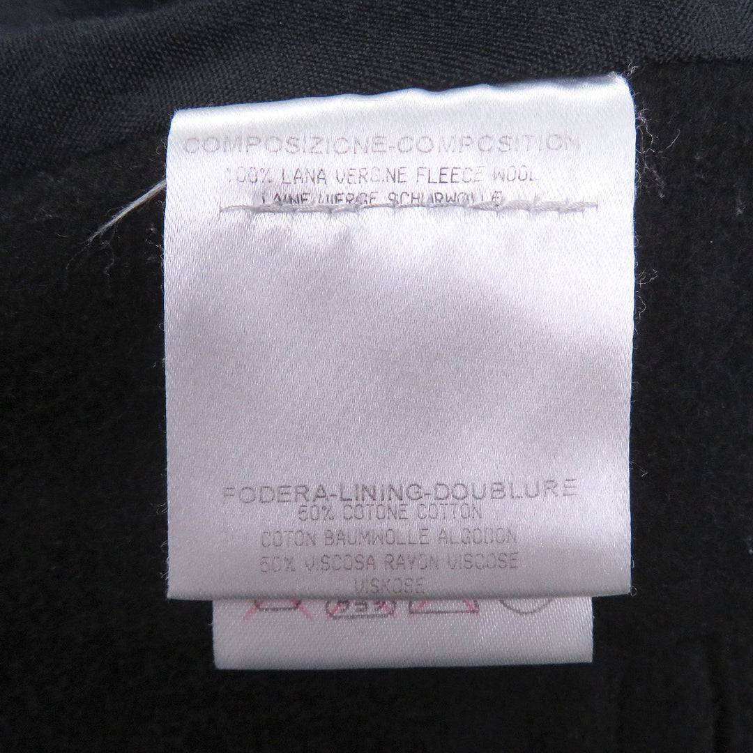 Great YVES SAINT LAURENT coat Cassandra logo double-breasted jacket