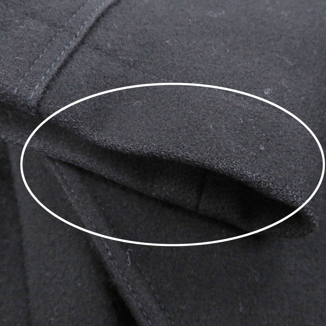 Great YVES SAINT LAURENT coat Cassandra logo double-breasted jacket