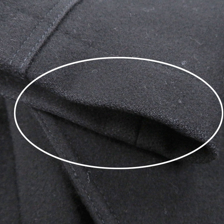 Great YVES SAINT LAURENT coat Cassandra logo double-breasted jacket