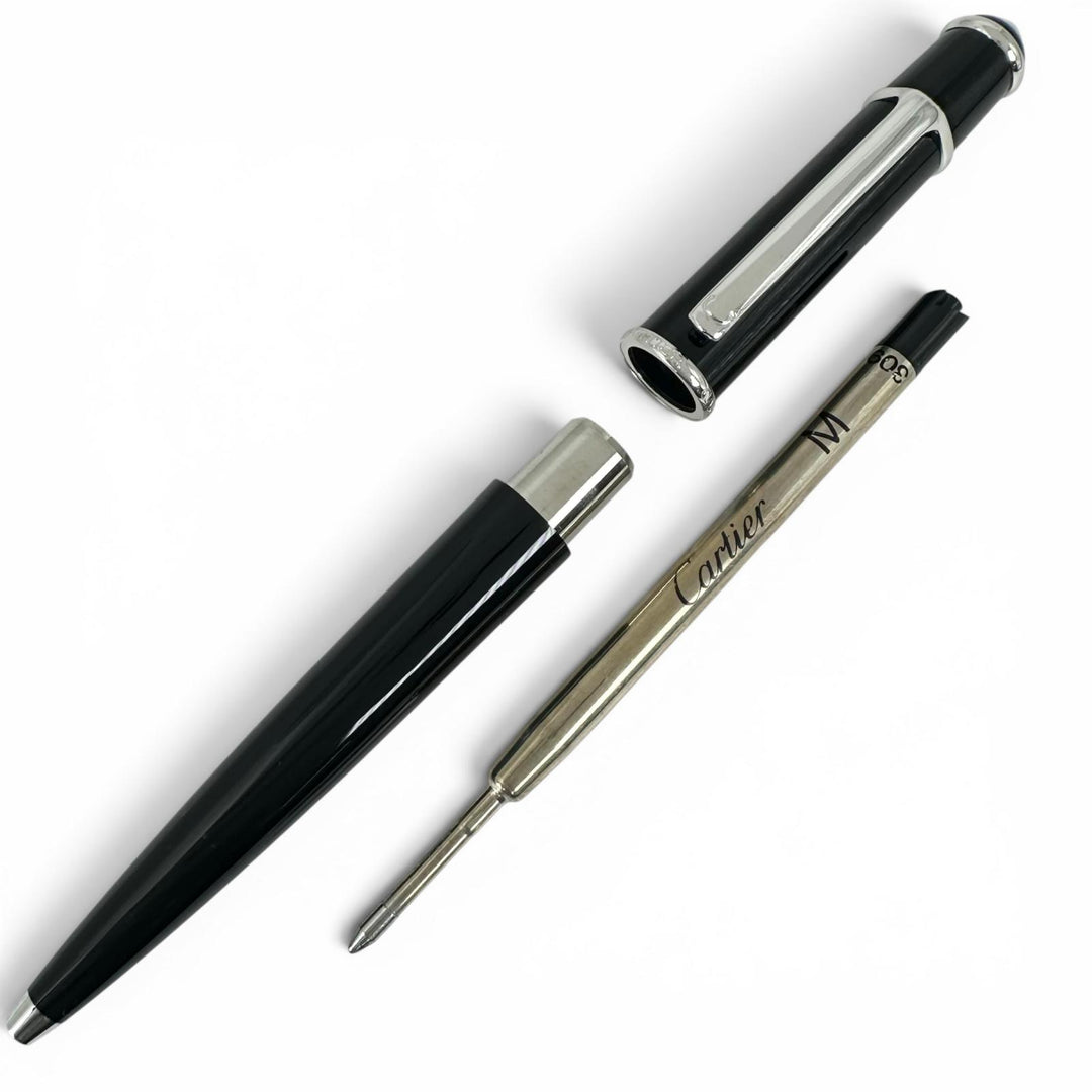 Excellent Cartier Ballpoint pen Diaboro de Cartier Twist type black mens