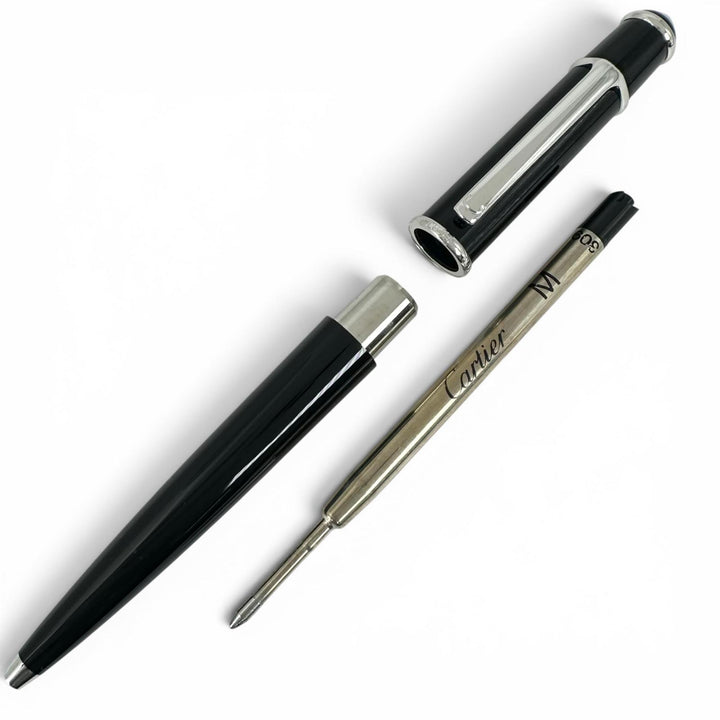 Excellent Cartier Ballpoint pen Diaboro de Cartier Twist type black mens