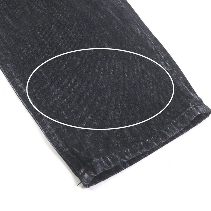 Excellent EMPORIO ARMANI Denim pants Black tag black cotton