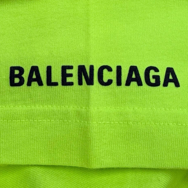 Pristine BALENCIAGA Short sleeve T-shirt WORLD FOOD PROGRAMME yellow XS 612966