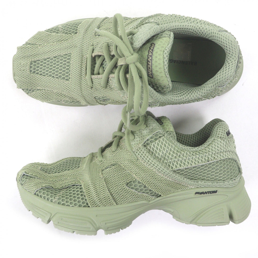 Pristine BALENCIAGA Low cut sneakers Phantom Light khaki mesh